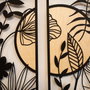 Wallity Ginkgo Wood - APT601MS Negro y beige